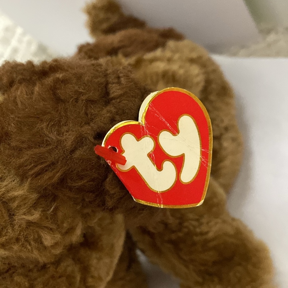 Vintage 1995 TY Chips Terrier Dog - Picture 6 of 10